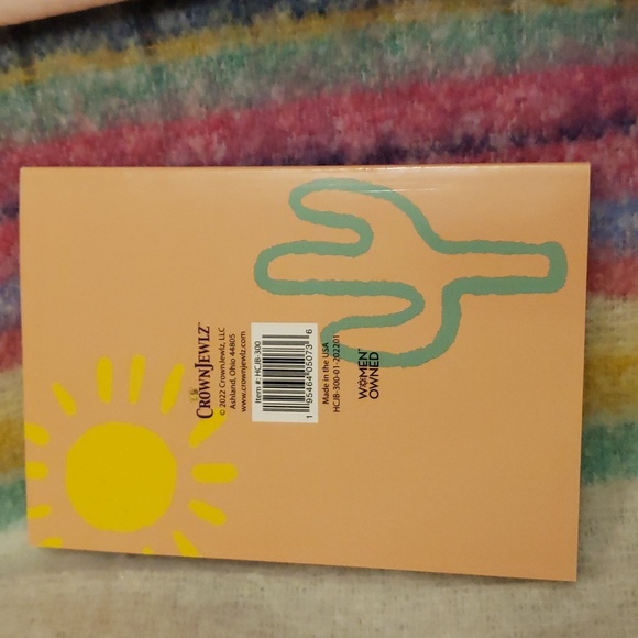 3/$10 CrownJewlz "Make Today Count" Cactus Sun Print Softcover Journal Notebook - Picture 7 of 11